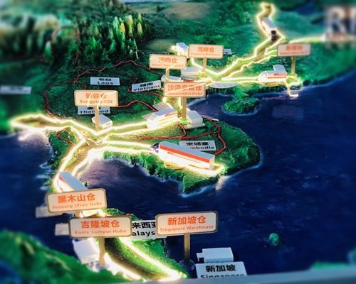 中国➡️东南亚地形模型