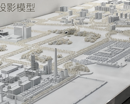 广东白模激光投影动态模型